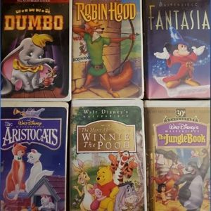 Disney VHS Vintage Dumbo Fantasia